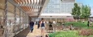 屋顶花园的自助餐厅和健身馆|信用- Kaiser Permanente Lee Burkhart Liu